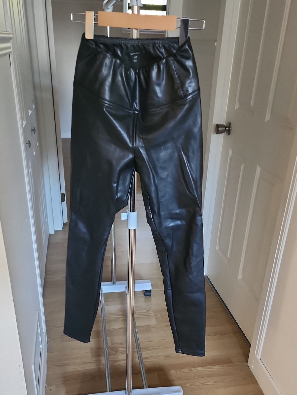 RW&CO. Black Faux Leather Leggings